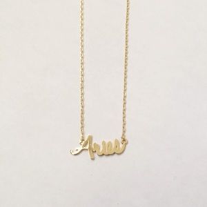 Gold Aries Necklace